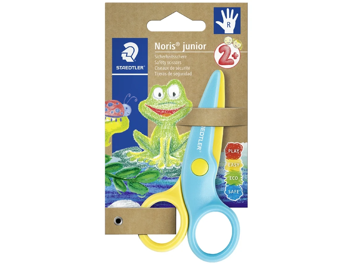 Tijeras de Seguridad STAEDTLER Noris Junior Redonda Longitud: 100Mm