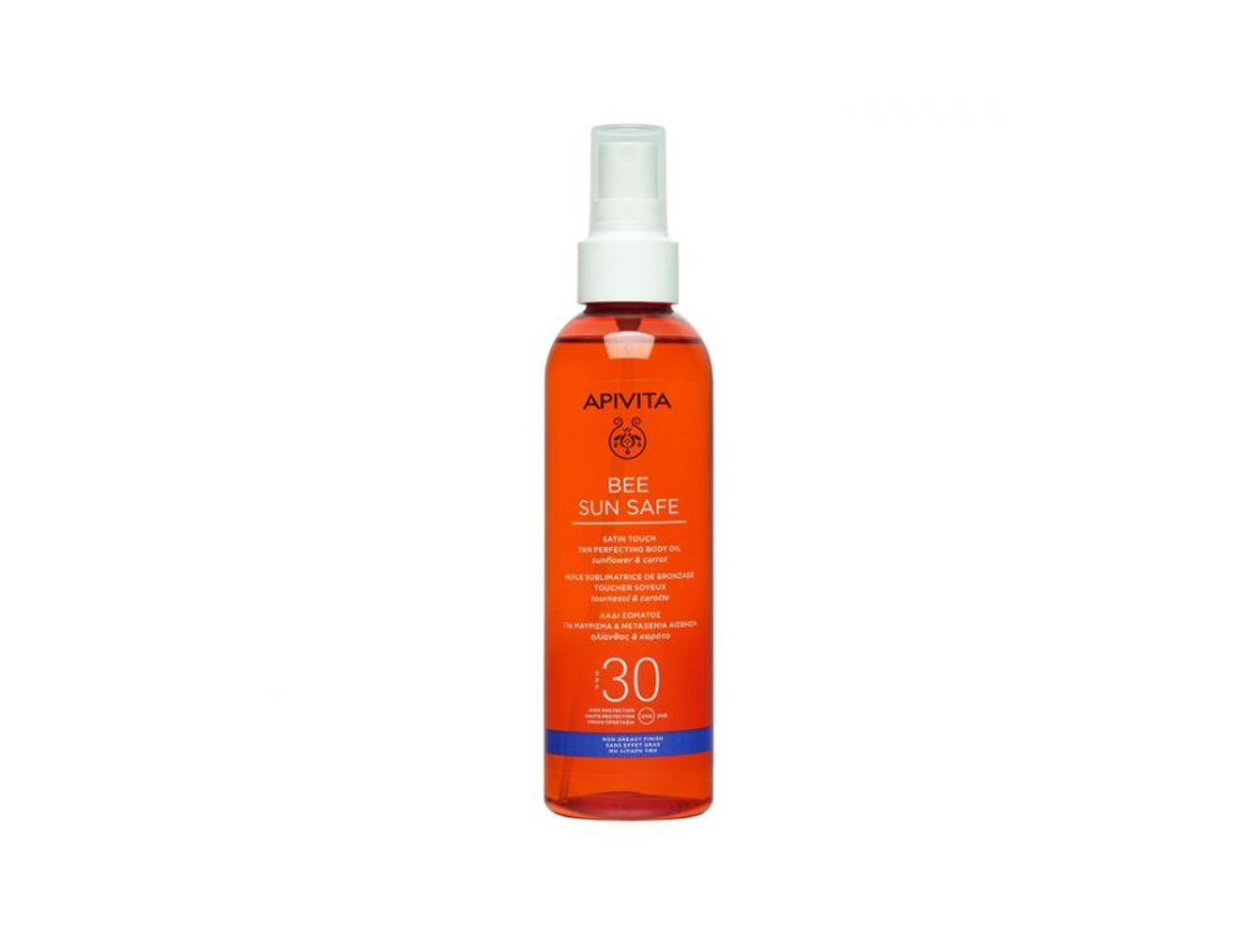 Bronceador APIVITA Bee Sun Sublimador De Bronzeado Toque Acetinado SPF30