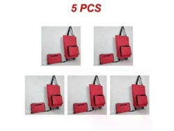 Bolsa de compras plegable, carrito con ruedas, organizador de verduras, portátil. GOKOCO
