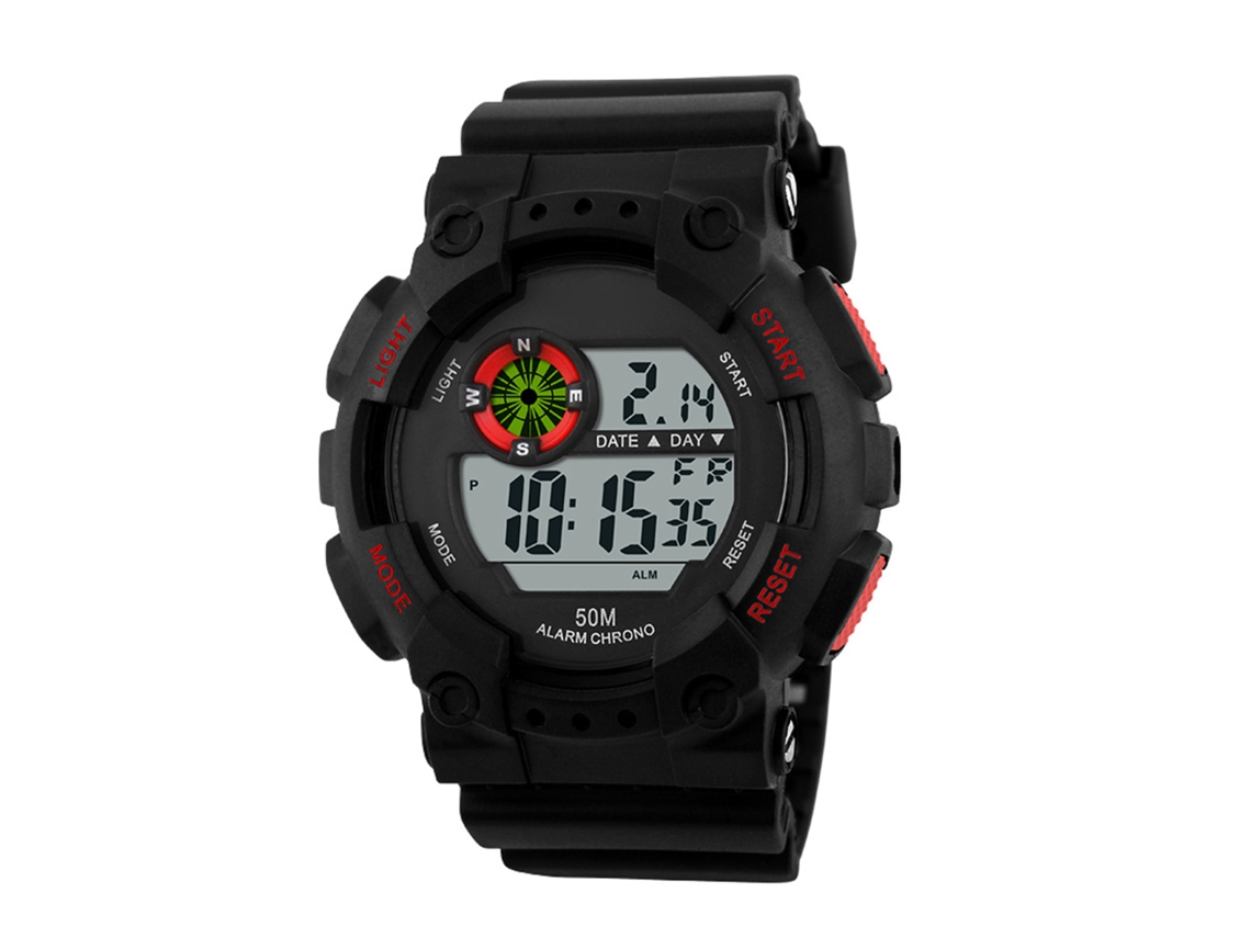 Reloj De Pulsera Digital Deportivo Skmei Resistente Al Agua Hasta 5 Atm