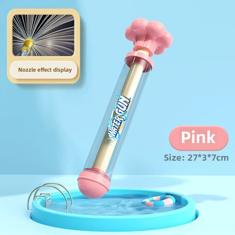 Pistola De Agua Infantil (rosa), Juguete Con Rociador De Agua Extraíble