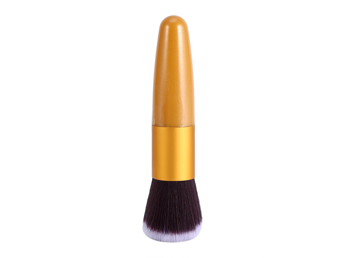 Pincel De Base Profesional Para Maquillaje Fácil 1pc Con Artículos De Cosmética Vante (dorado)