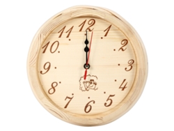 Reloj De Pared De Madera Para Sauna, 23 Cm, Resistente A Altas Temperaturas Y Humedad.