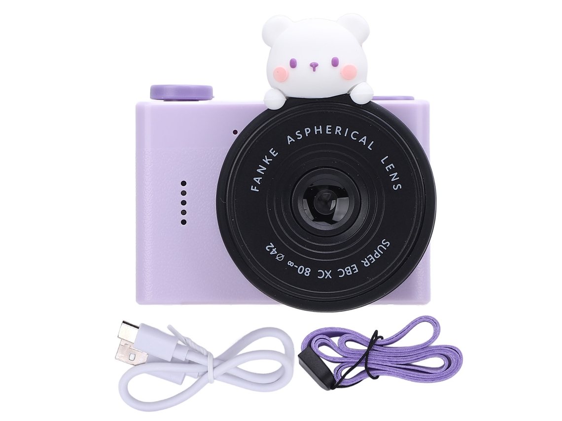 Cámara Digital Pequeña 20mp Con Pantalla Ips, 1280x720, 64gb, Cámaras Duales, Filtros Integrados Y Llavero Compacto Para Estudiantes