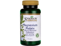 Té SWANSON Malato De Magnésio De Magnésio Elementar (60 tabletes)
