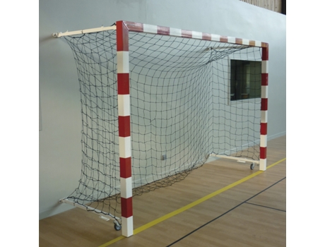 Par de porterías de balonmano de competición de aluminio plegables en la pared de 0,90 a 1,40 m SPORTI FRANCE
