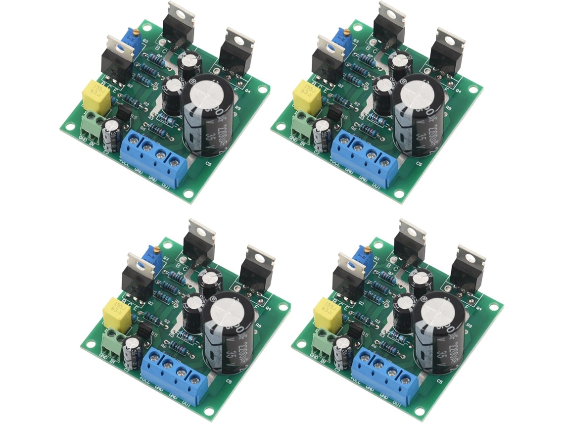 4x Dc12v 24v Mini 1969 Tip41c Placa Ensambladora De Amplificador Monocanal Pure