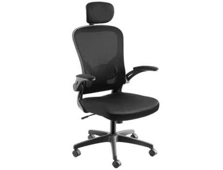 Silla de oficina Arges ergonómica con reposacabezas ajustable TECTAKE