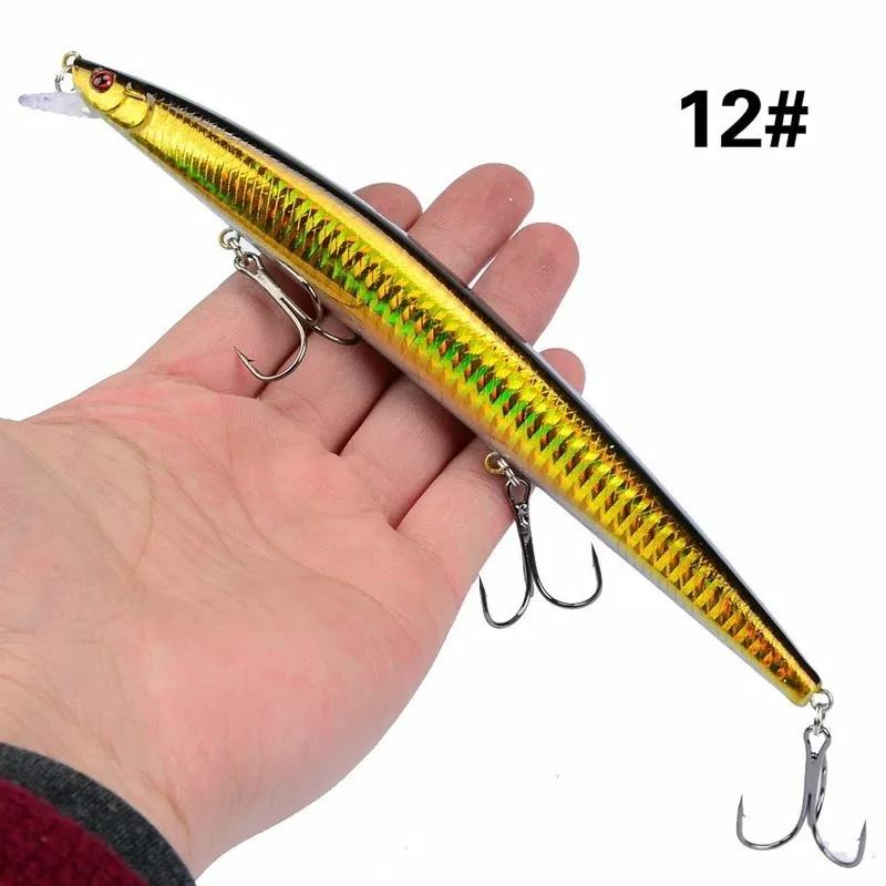 Señuelo con forma de pez, 18 cm, 24 g, con puntero láser Mdug (estilo 12)