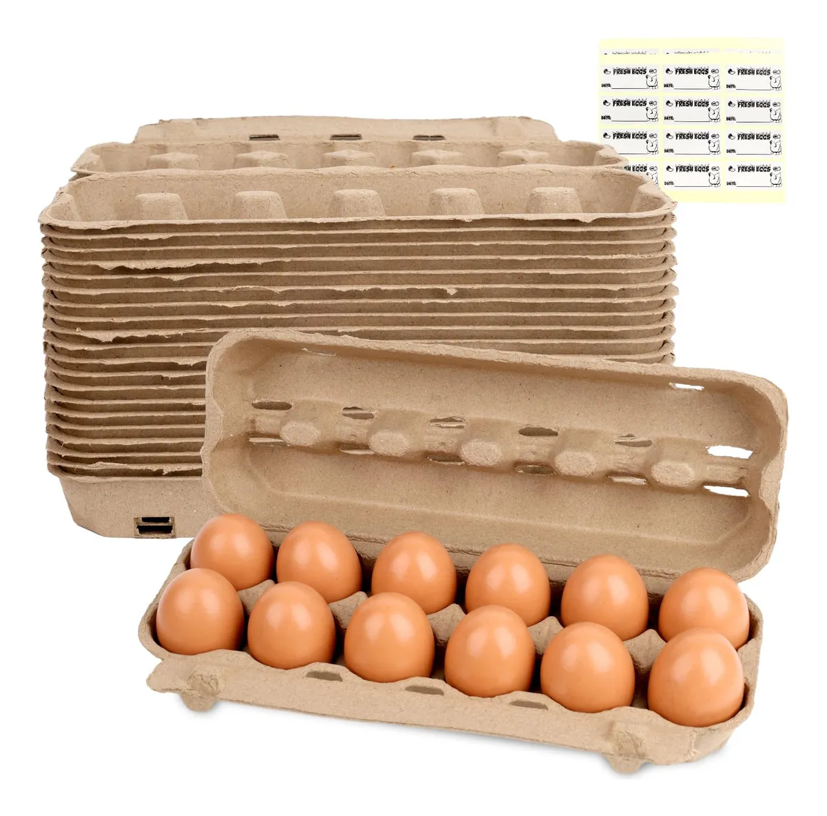 24 cartones de huevos de papel Loveinusa, Supportvayotoy