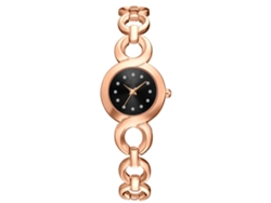 Pulsera De Reloj Con Hebilla De Mariposa, Acero Inoxidable, Universal, 22 Mm, Oro Rosa.