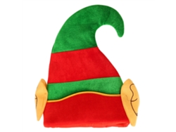 Gorro De Elfo Navideño A Rayas Rojas Y Verdes Para Accesorios De Fiesta De Cosplay Para Adultos Y Niños.