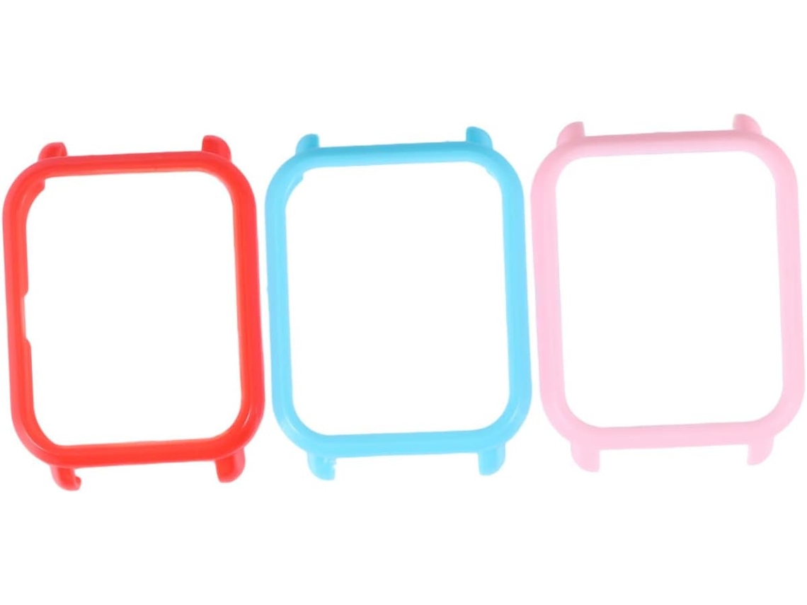 Juego de 3 fundas protectoras para reloj de TPU resistentes a arañazos, color rosa, con protección Gokoco