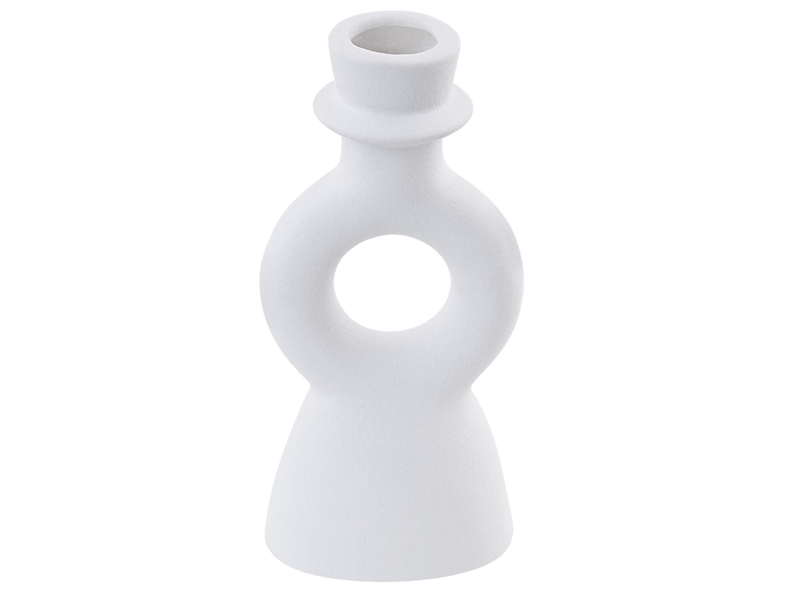 Accesorio decorativo BELIANI Sparta de Cerámica Blanco 8x6x17