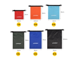 Lixada 6 Sacolas Secas Impermeáveis Para Drifting Kayak Canoagem Praia Armazenamento Outdoor