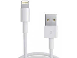 10.10.0401 Cable Usb A Lightning Blanco 1 M. Alta Velocidad Y Compatibilidad, Ideal Para Hogar, Oficina Y Viajes, Para Usuarios De