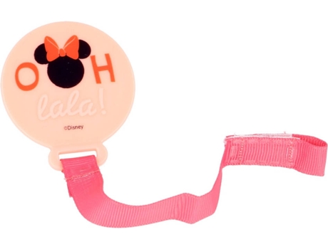 Clip para Chupete MINNIE MOUSE 65997 Naranja