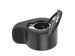 Jinwei-mando De Acelerador De Pulgar Para Bicicleta Eléctrica Y Patinete Eléctrico Con Rayas Elevadas Flexible Negro