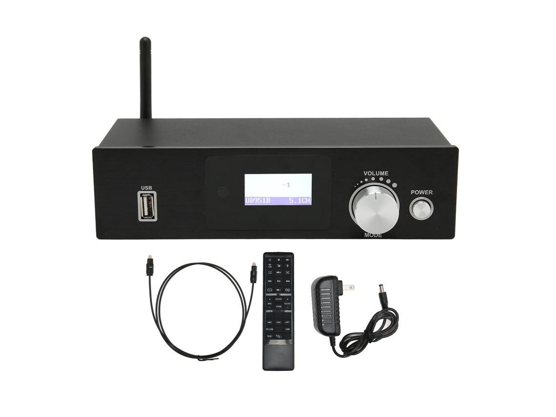 Decodificador De Audio Hdmi 3 En 1 Salida Sonido Envolvente 5.1 Para Dts Ac3 100‑240v Plug Us