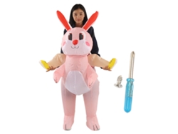 Disfraz Inflable De Conejito De Pascua Para Niños De 80 A 120 Cm. Regalo De Cumpleaños. Disfraz Festivo.