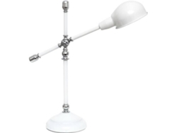 Lámpara de Mesa FABRILAMP Lujan (Blanco - E27 - Máx. 60W - Metal)