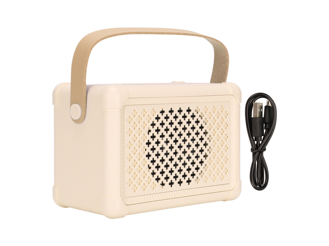 Altavoz Bluetooth Retro Hifi Con Graves Potentes, Bajo Consumo De Energía, Transmisión Rápida, Altavoz Inalámbrico