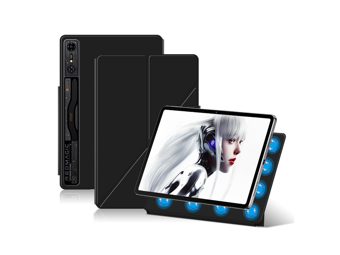 YUYSAN Funda protectora magnética para tableta de juegos Nubia Red Magic Pad Pro de 10,9 pulgadas, color negro