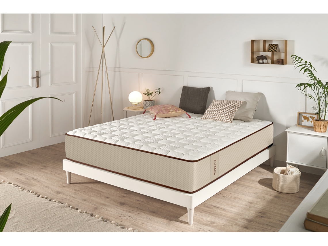 Colchón Air Max Memory Foam Marrón 21 cm - 140x200 cm - Moonia