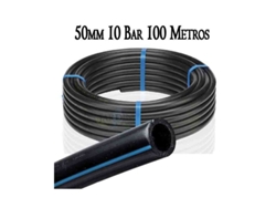 Tuberia Agua Potable 50mm 10 Bar 100m | Tuberia 50 Mm Pe100 Alimentaria Baja Densidad | Tuberia Polietileno Banda Azul Aenor