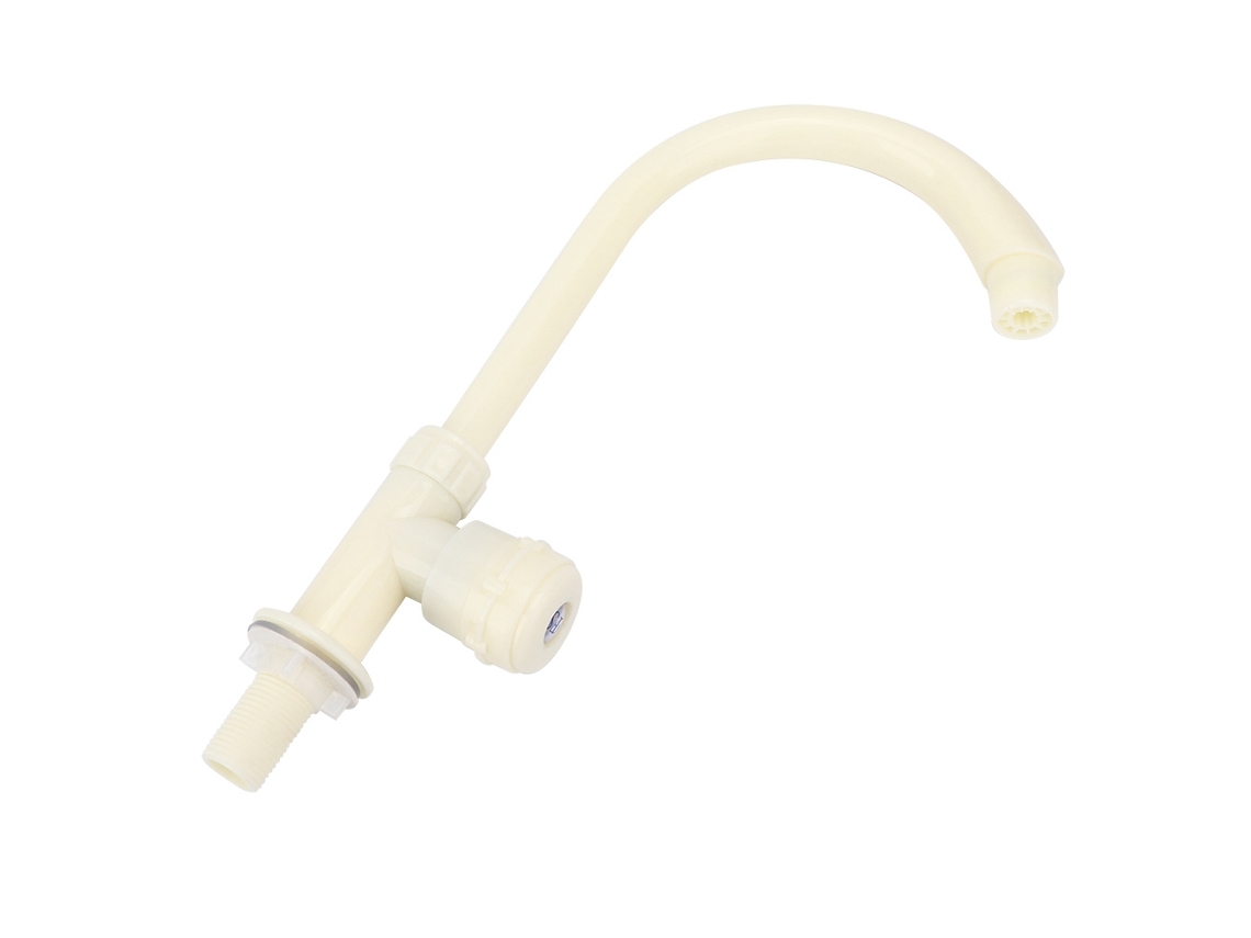Grifo de cocina de plástico G1/2 con rotación de agua fría simple