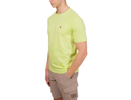 Camiseta de Hombre NAPAPIJRI Amarillo (M)