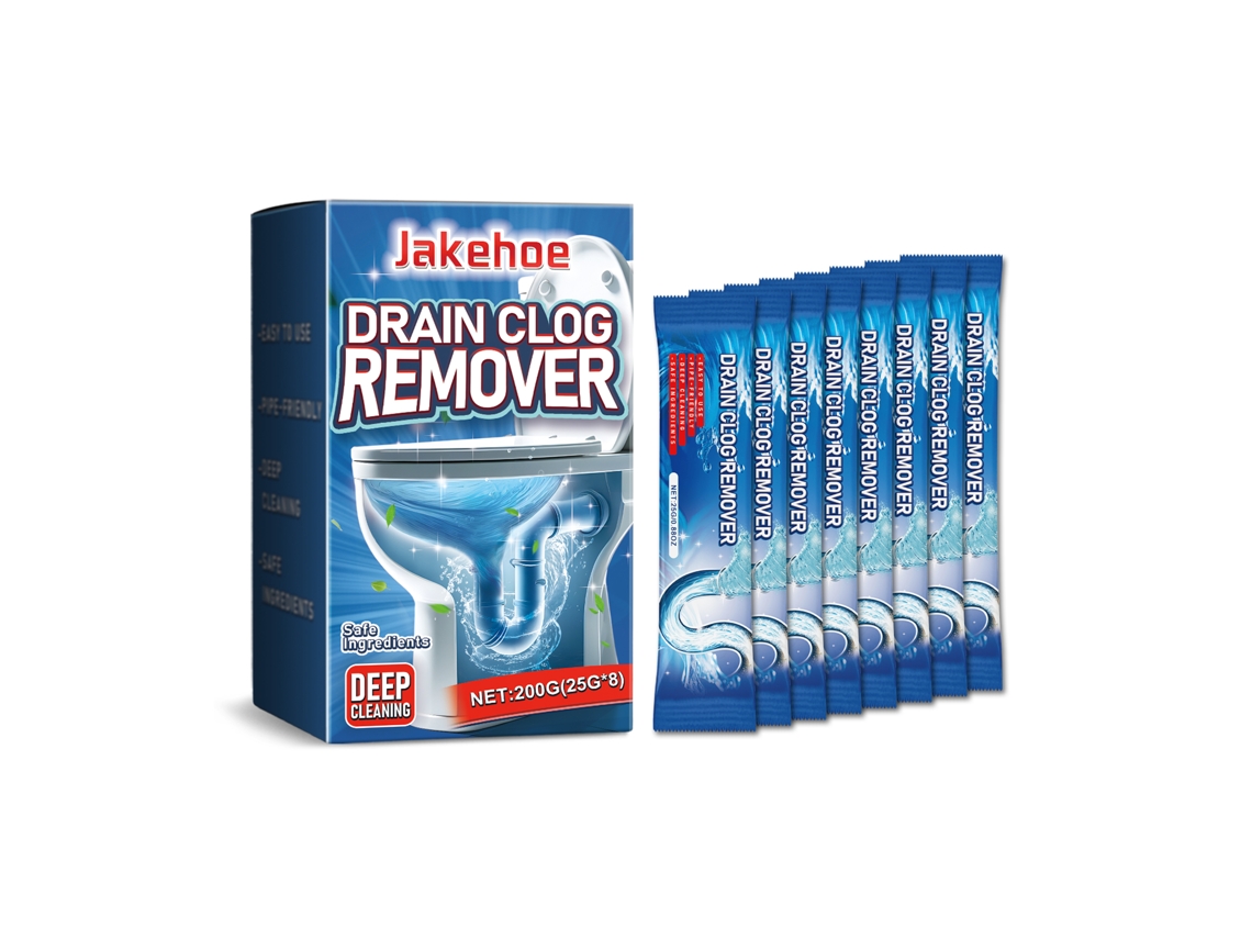 Limpiador de desagües eficaz y rápido para tuberías de baño.