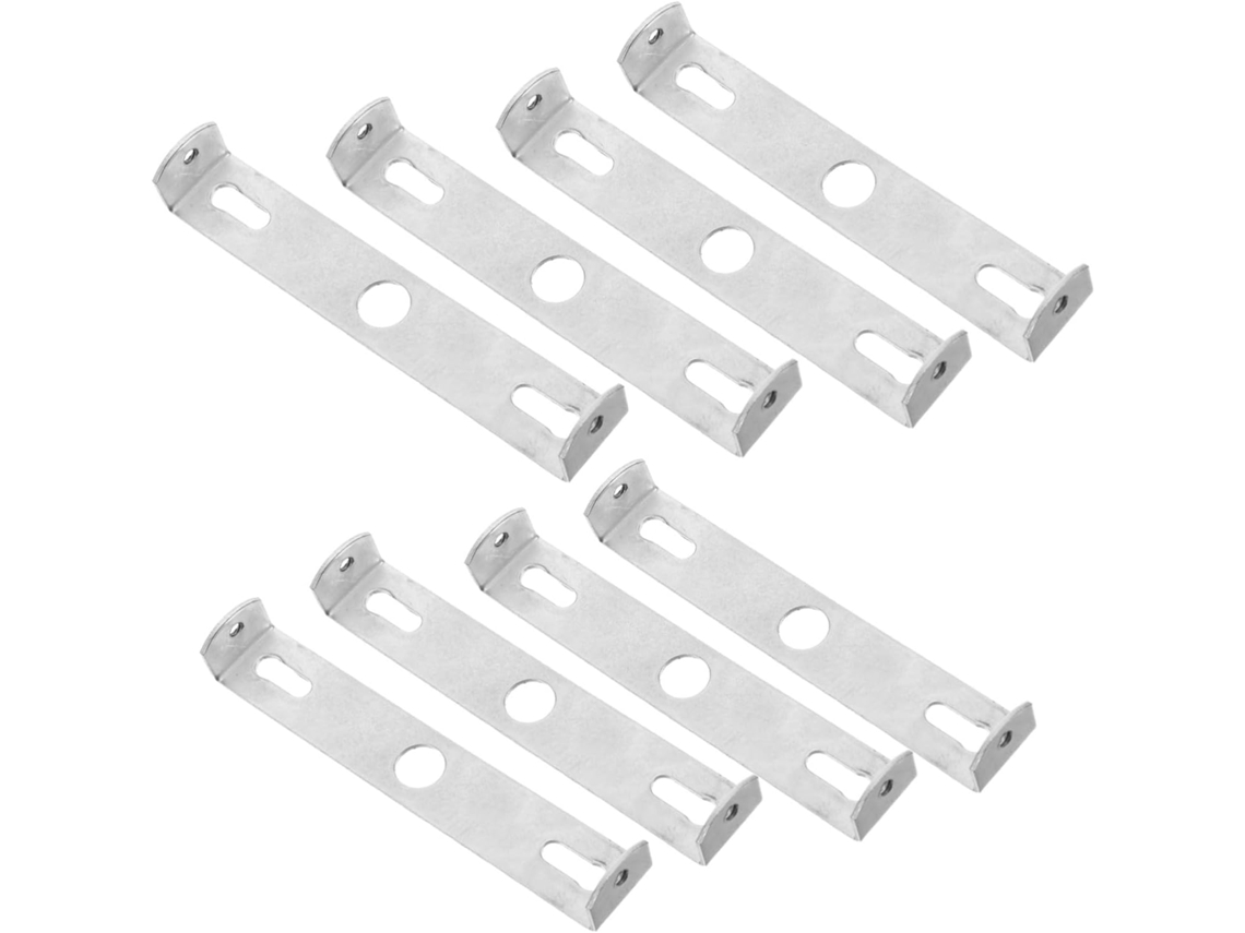 Kit De 8 Piezas De Soportes Cuadrados Para Montaje En Pared Y Techo Para Luminarias Con Placa De Suspensión