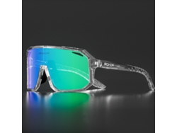 Gafas de ciclismo unisex MDUG UV400 con lentes TR 90 de poliacrilato negro