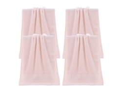 Toalla de Manos Kofihety Absorbente Baño Rostro Algodón Rosa (34x20x10cm)