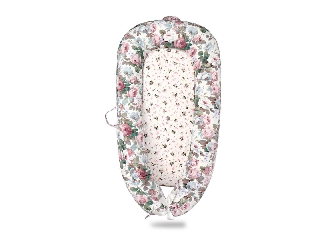 Nido Portátil Para Bebé Con Núcleo Interior Extraíble, 90*50 Cm (flores) Czhhmart