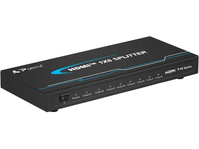 Portta Splitter HDMI 1 x 8 - 1 Entrada 8 Salidas Full HD