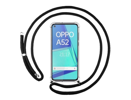 Carcasa Oppo A52 TUMUNDOSMARTPHONE Colgante Negro