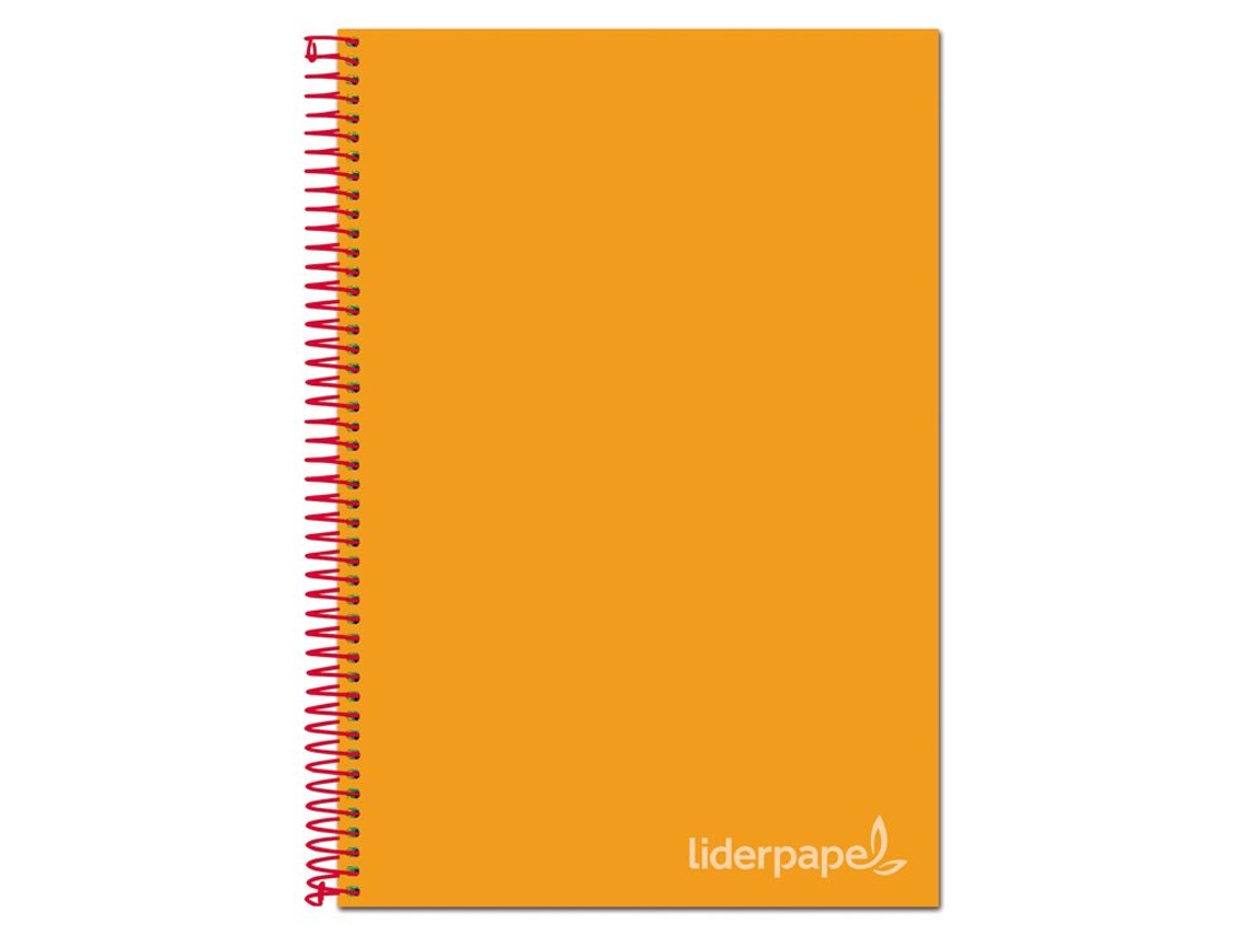 Cuaderno LIDERPAPEL Jolly Séries 140h de 75g/m² Naranja (A4)