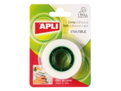 Cinta Adhesiva Invisible 19Mm X 33M Facil de Cortar Resistente Apli