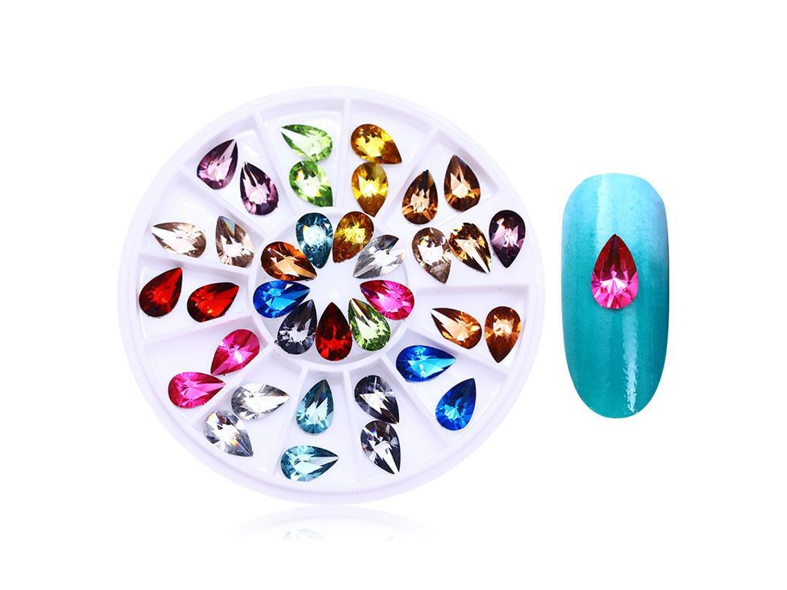 Acessórios para Unhas Decoradas com Strass, Cristais e Aplicações de Strass. MDUG