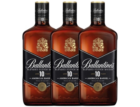 Whisky BALLANTINE'S Blended Ballantine's Reserva 10 Anos (0.7 L - 3 unidades)