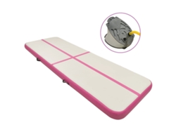 Esterilla de gimnasia VIDAXL Rosa PVC ( 300x100x15 cm )