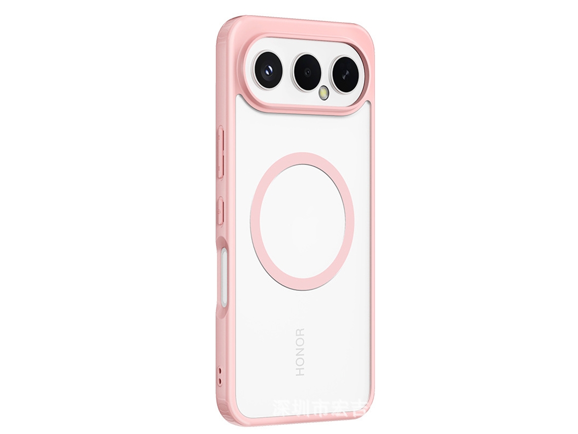 Adequado Para Capas De Celular Huawei, Evitando Quedas.rosa - Magnético - Honor 90 Pro