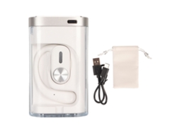 Fones De Ouvido Bluetooth 5.2 Sem Fio Com Gancho Para Ouvido Redução De Ruído Confortáveis Para Esportes Branco