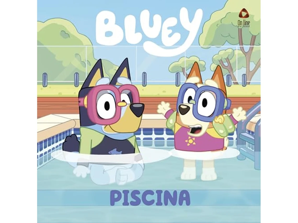 Libro Bluey Livro De História - Piscina de On Line (Portugués)