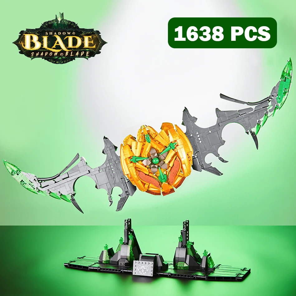 (1638 Piezas) Bloques De Construcción Azzinoth Warblade 0 Shadow Blade 0 Juguete De Regalo Para Niños