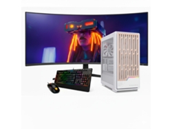Neo-pc Gaming Intel I7 14700kf / 9070 Xt / 16gb Ram / 2tb Nvme / Windows 11 Pro / Monitor Curvo 34” Qhd 165hz / Einarex Blanco