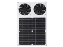 Ventilador solar silencioso axial de 18 V y 14 W para cocina y baño.