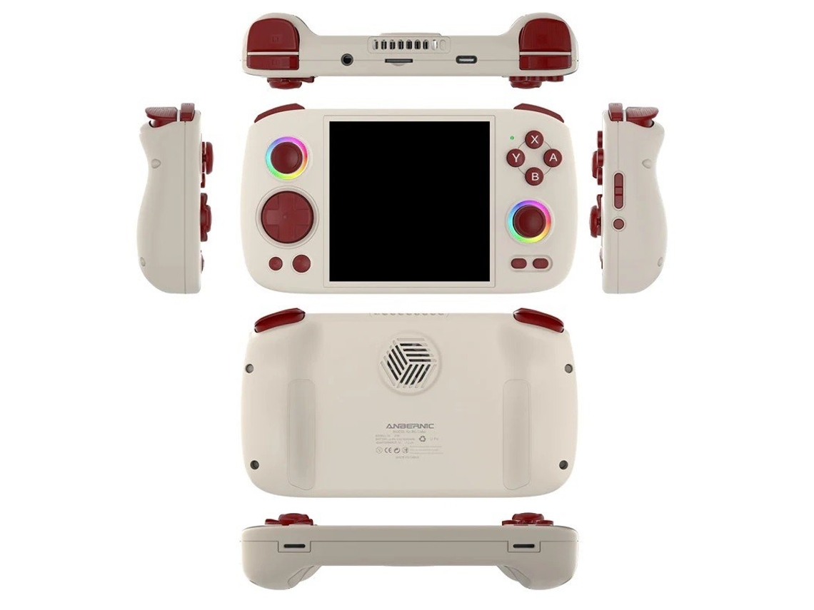 Consola de juegos retro Anbernic Rg Cube gris
